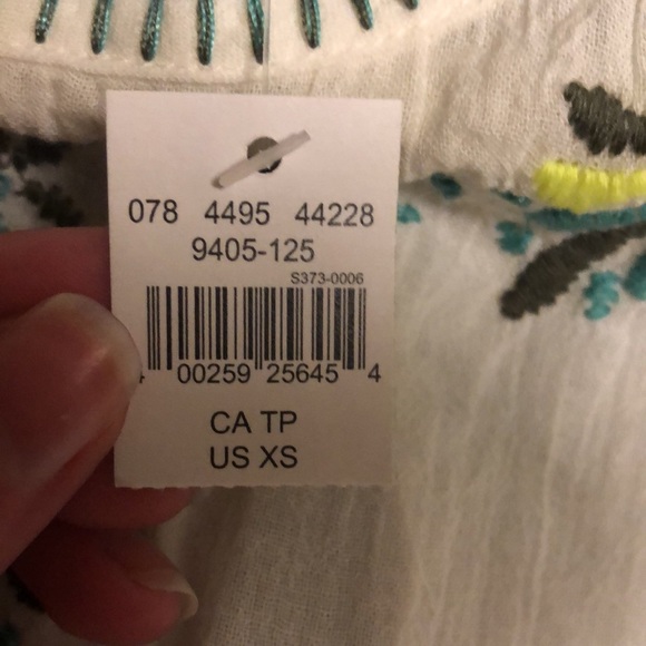 Aerie Embroidered Cotton Shirt - Picture 10 of 11